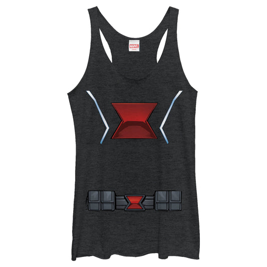 Marvel Black Widow Front Junior's Tank Top Shirt