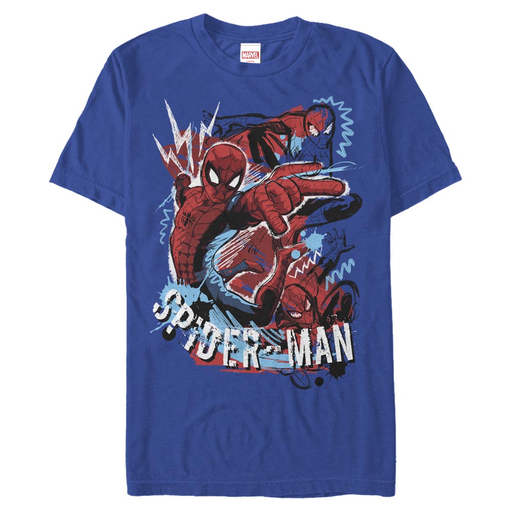 Marvel Spider-Man Cartoon Mens T Shirt