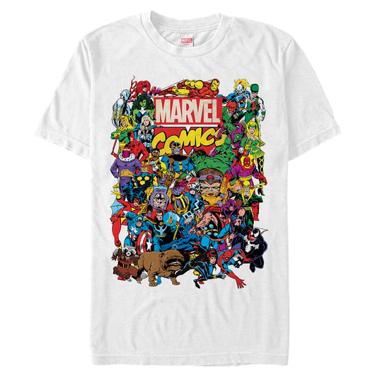 Marvel Entire Cast Mens T Shirt