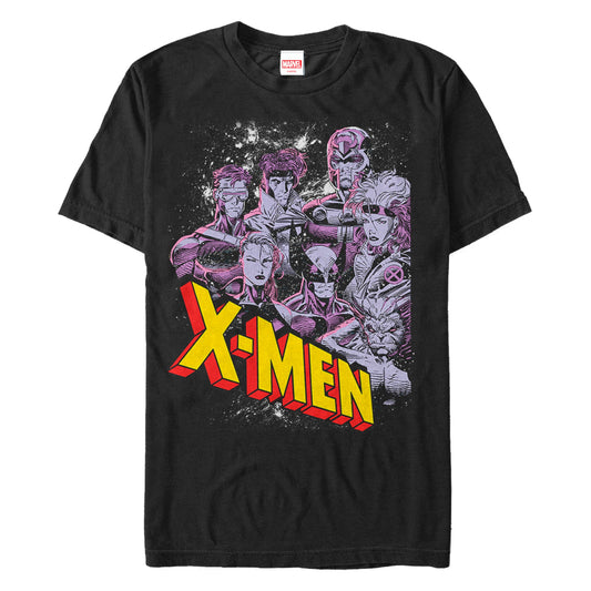 Marvel Vintage Team Mens T Shirt
