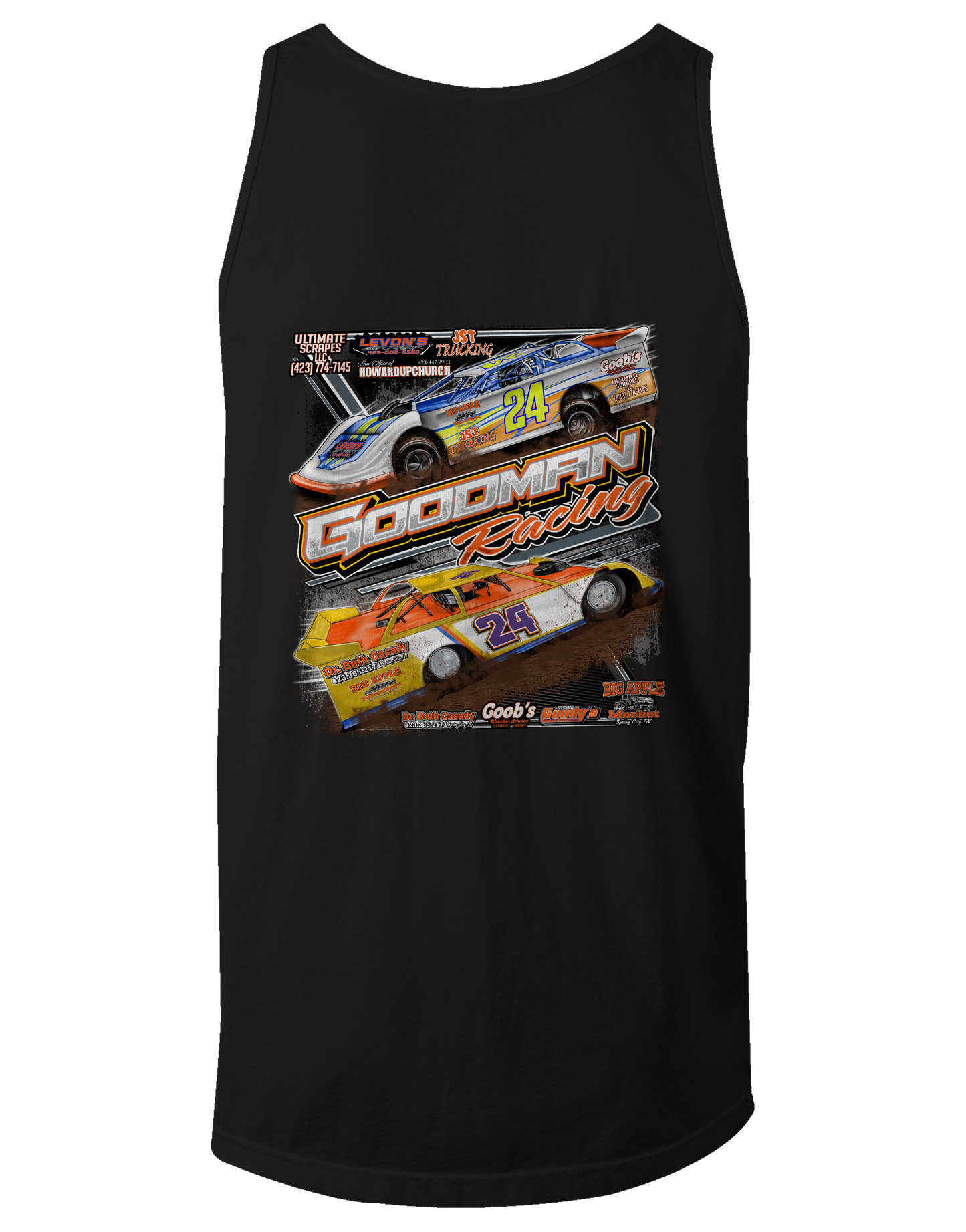 Goodman Racing Tank Tops