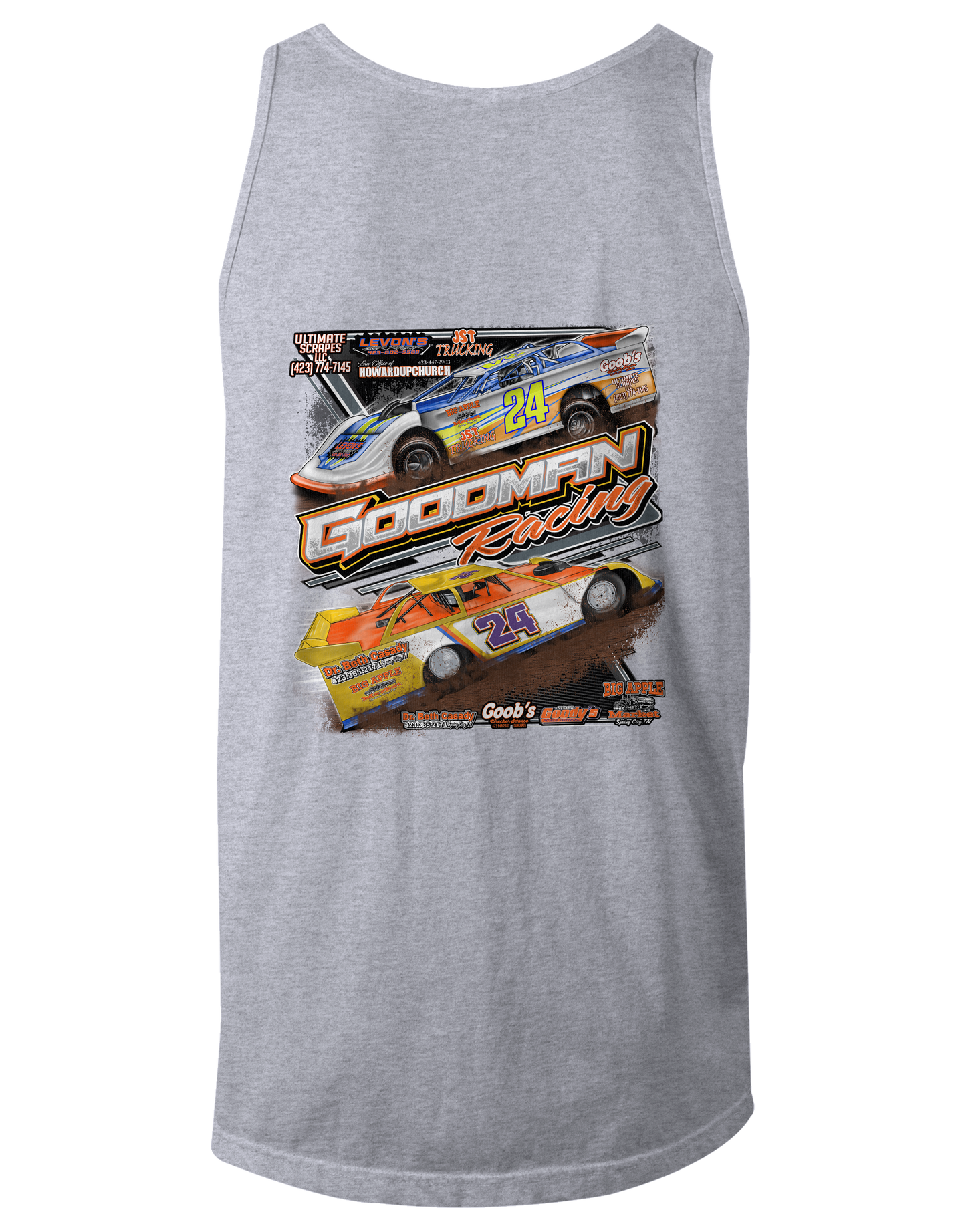 Goodman Racing Tank Tops
