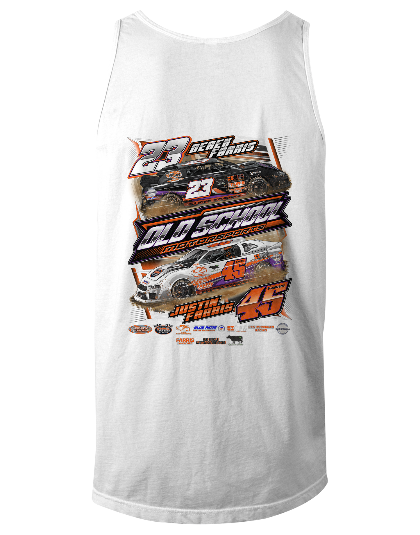 Old School Motorsports Tank Tops