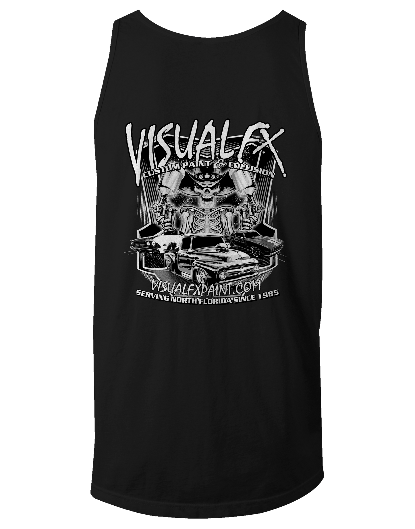 Visual FX Black and White Tank Tops