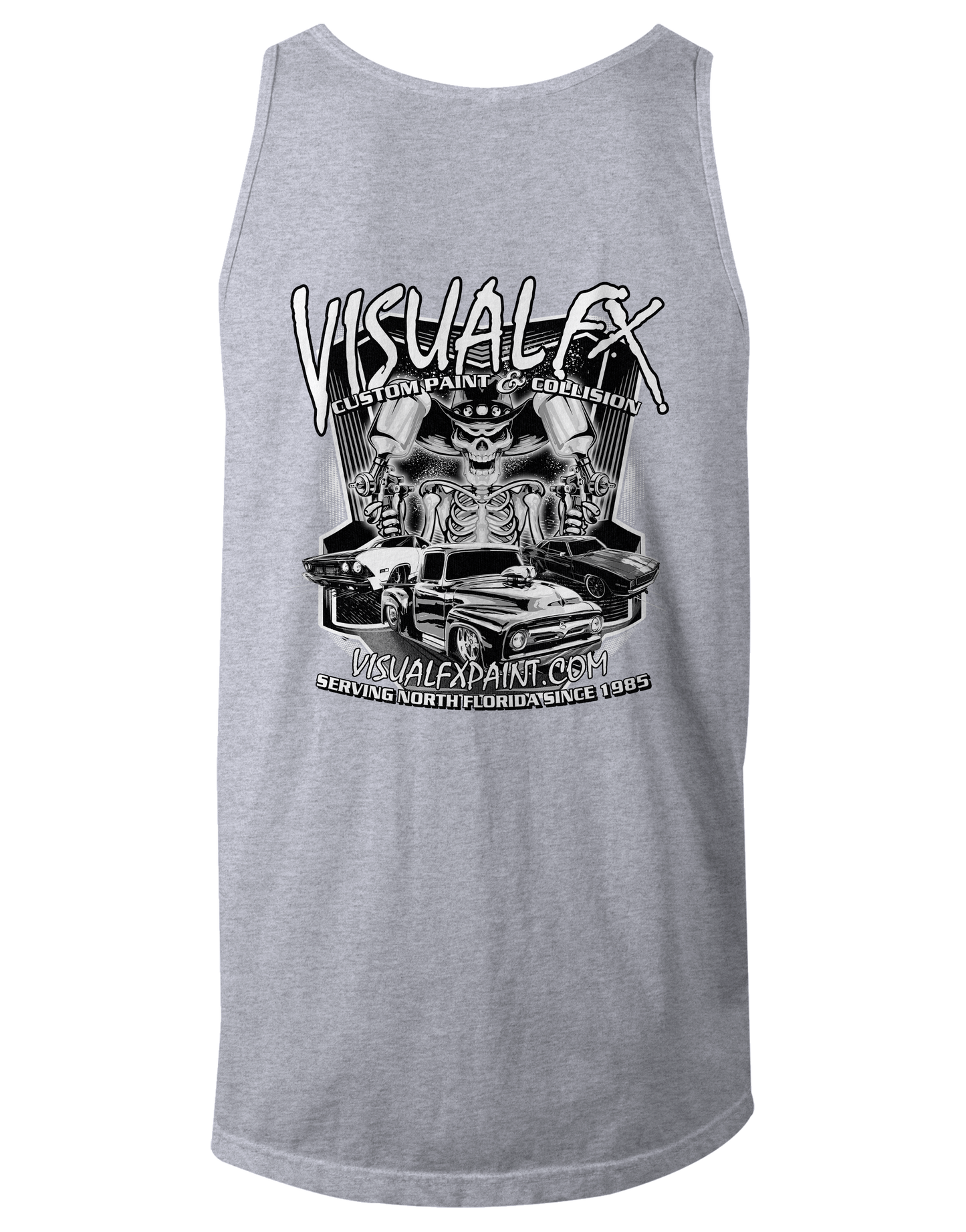 Visual FX Black and White Tank Tops