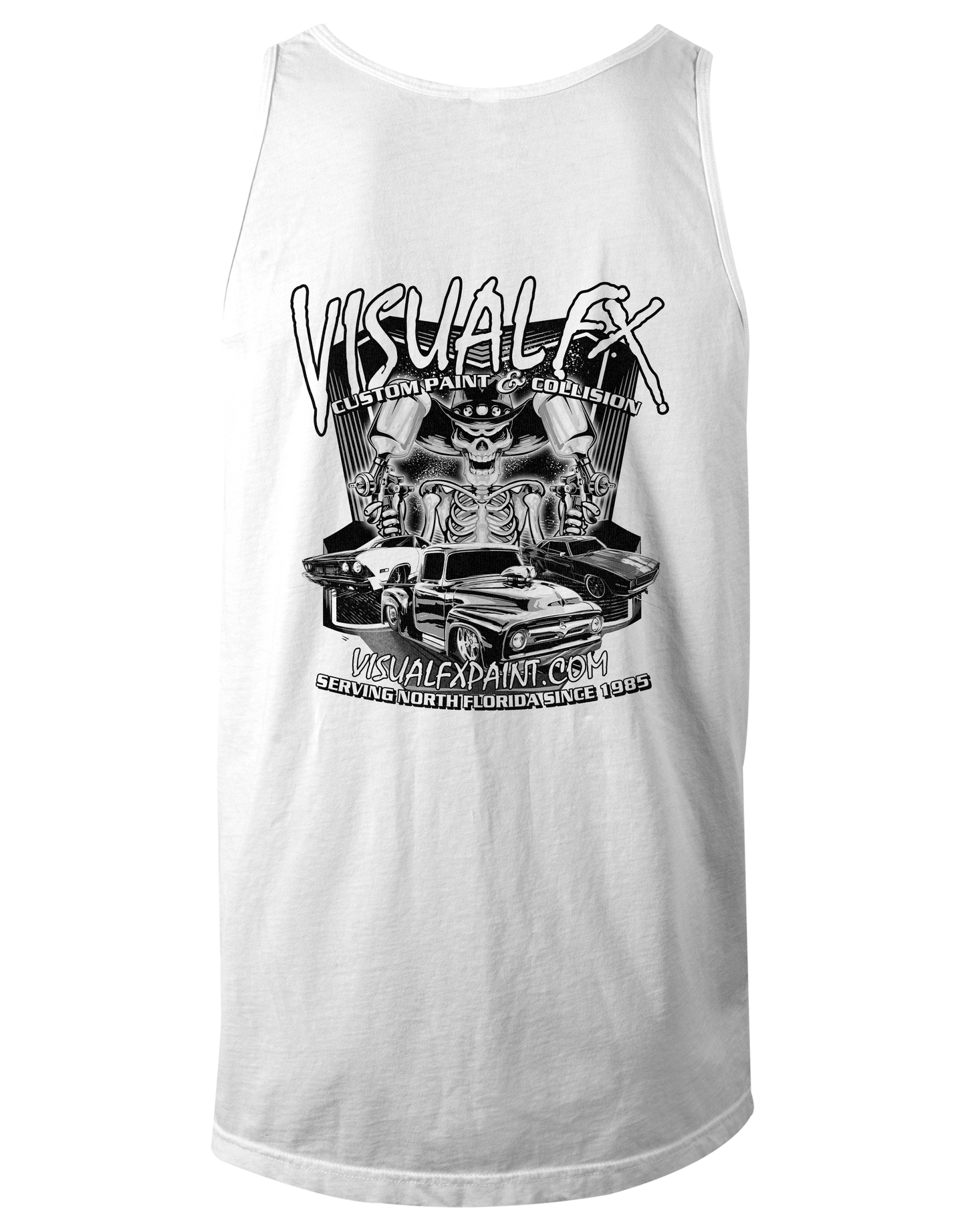 Visual FX Black and White Tank Tops