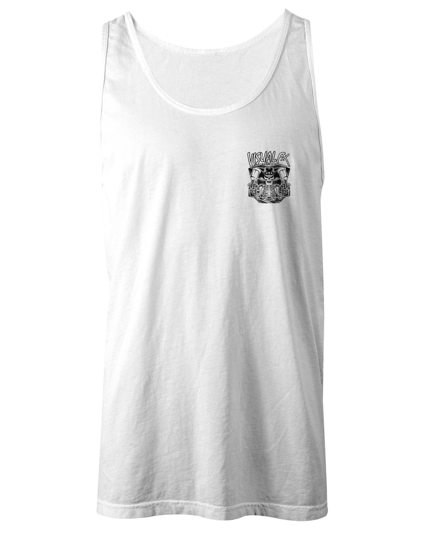 Visual FX Black and White Tank Tops