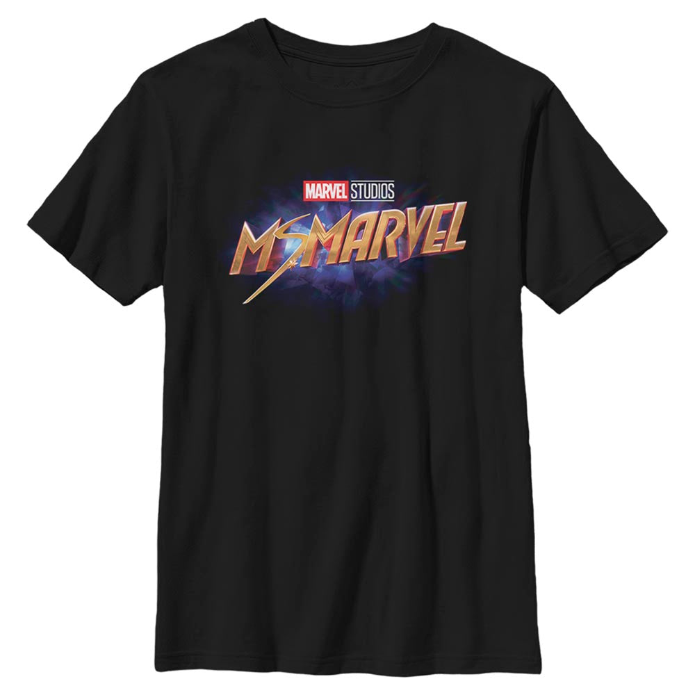 Marvel Ms Logo Boys Kids T Shirt