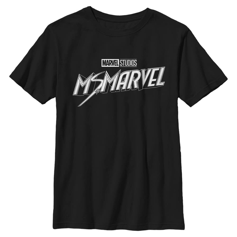 Marvel Black and White Boys Kids T Shirt
