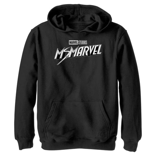Marvel Black and White Boys Kids Lightweight Hoodie