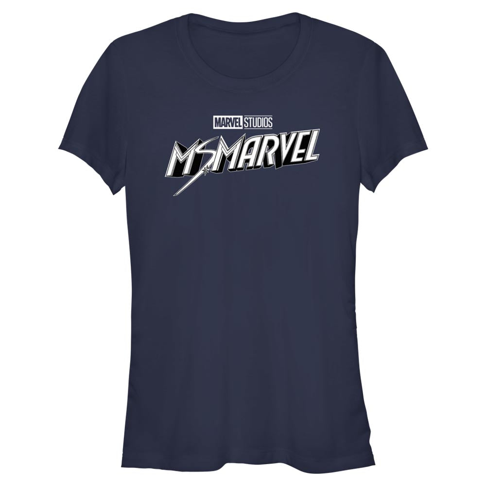 Marvel Black and White Juniors T Shirt