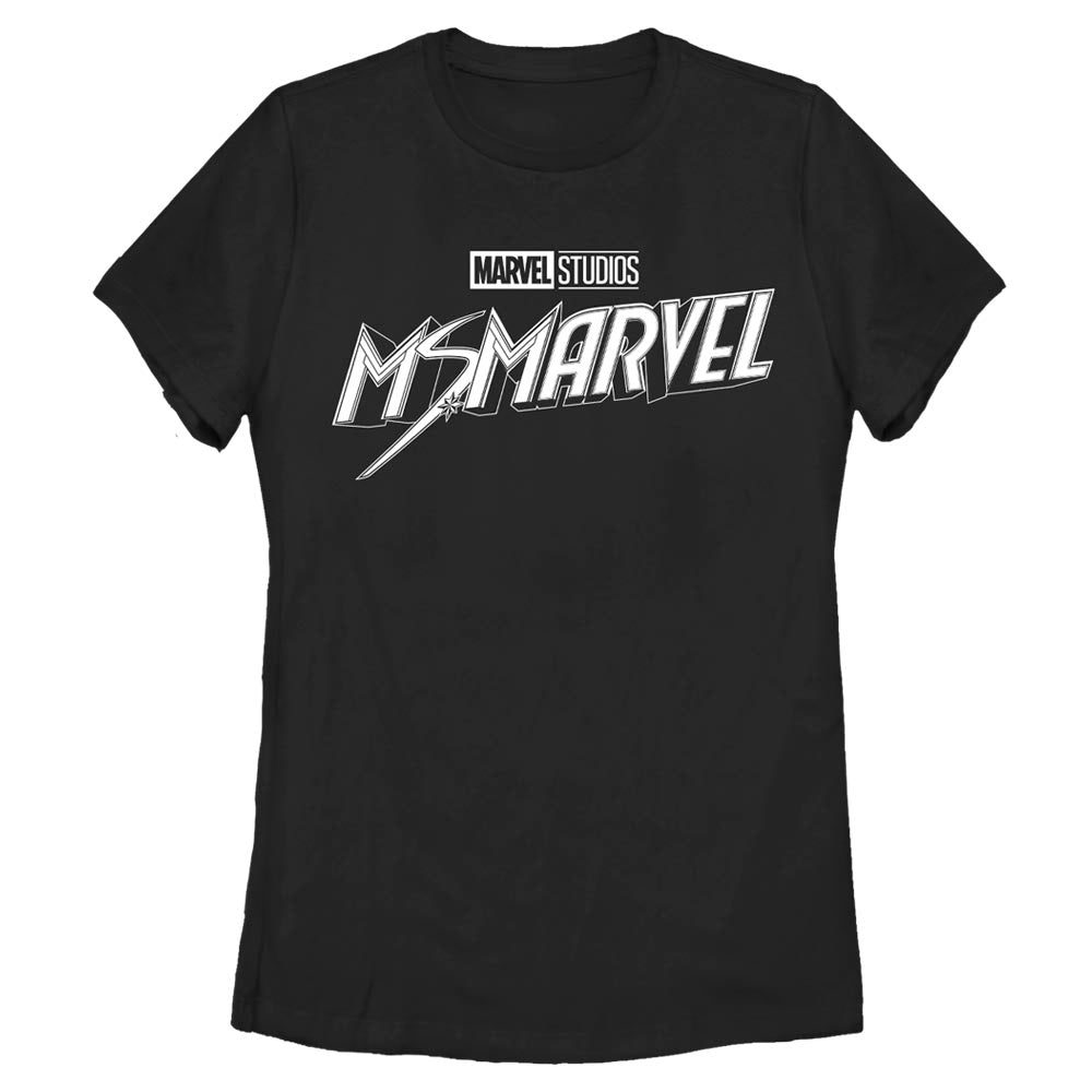 Marvel Black and White Womens  T Shirt