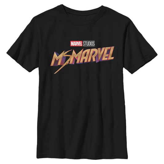 Marvel Classic Logo Boys Kids T Shirt