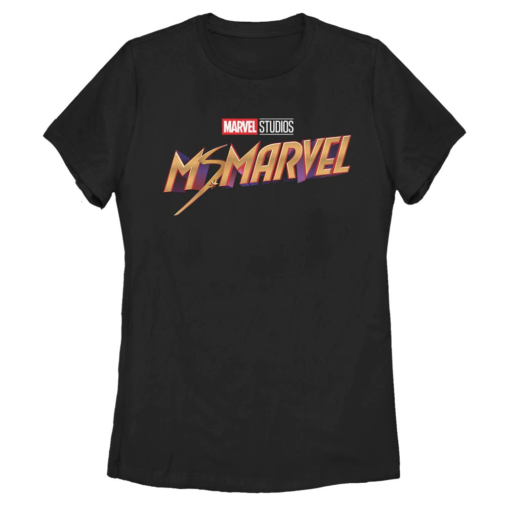 Marvel Classic Logo Womens  T Shirt