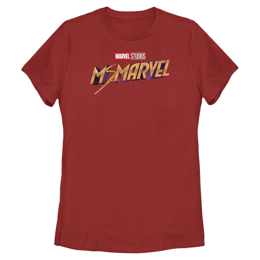 Marvel Classic Logo Womens  T Shirt