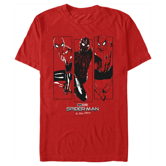 Marvel Trio Of Spidey Mens T Shirt