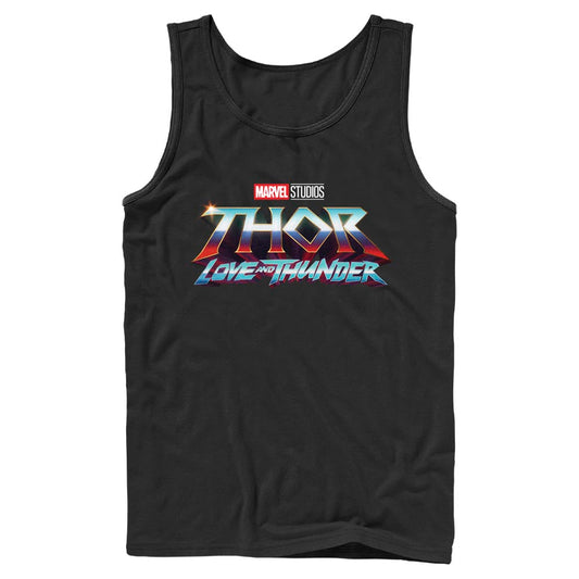 Marvel Thunder Logo Mens Tank Top Shirt