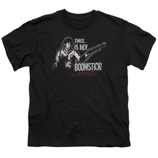 Army Of Darkness Boomstick Kids Youth T Shirt Black Officially Licensed