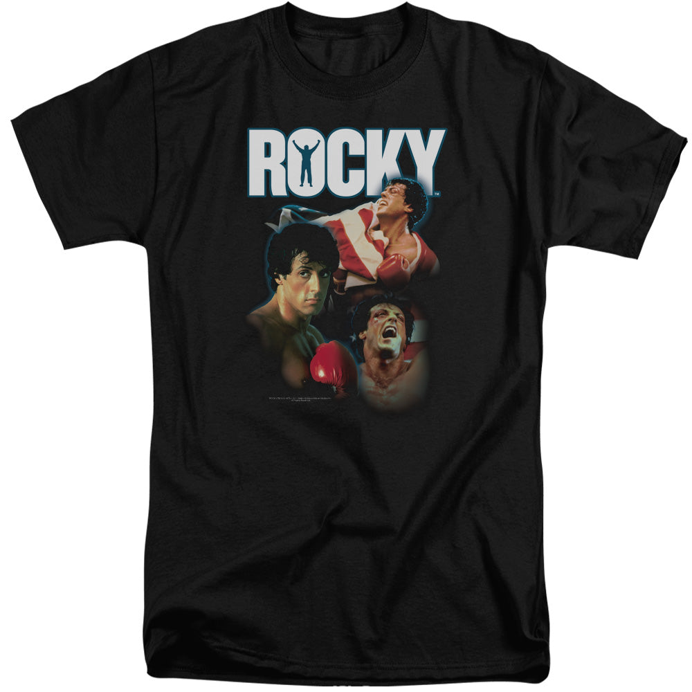 Rocky I Did It Mens Tall T Shirt Black Officially Licensed
