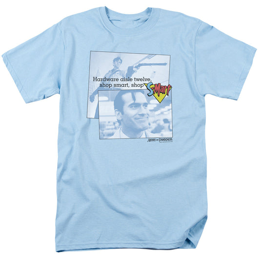 Army Of Darkness Shop S Mart Mens T Shirt Light Blue Officially Licensed