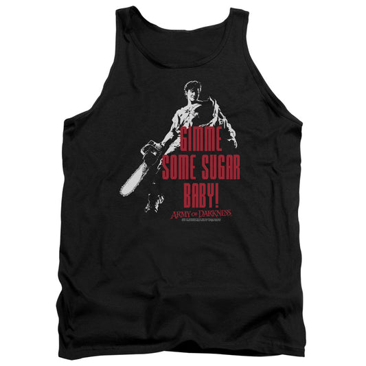 Army Of Darkness Sugar Mens Tank Top Shirt Black Officially Licensed