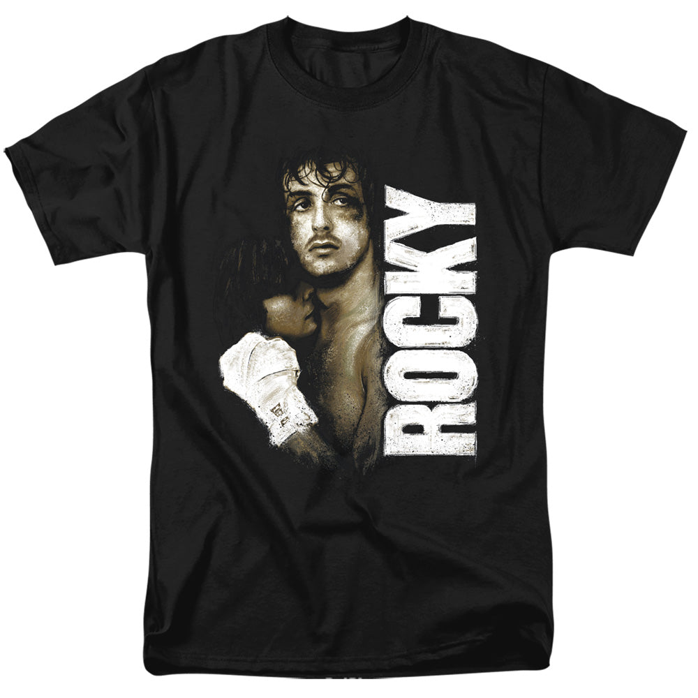 Rocky Painted Rocky Mens T Shirt Black Officially Licensed