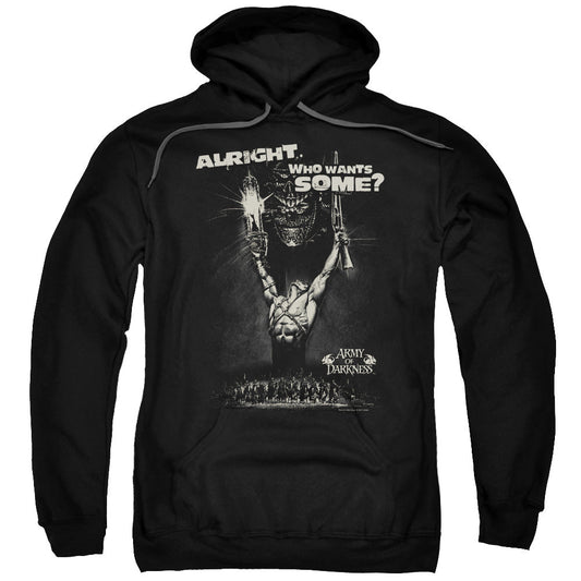 Army Of Darkness Want Some Mens Hoodie Black Officially Licensed