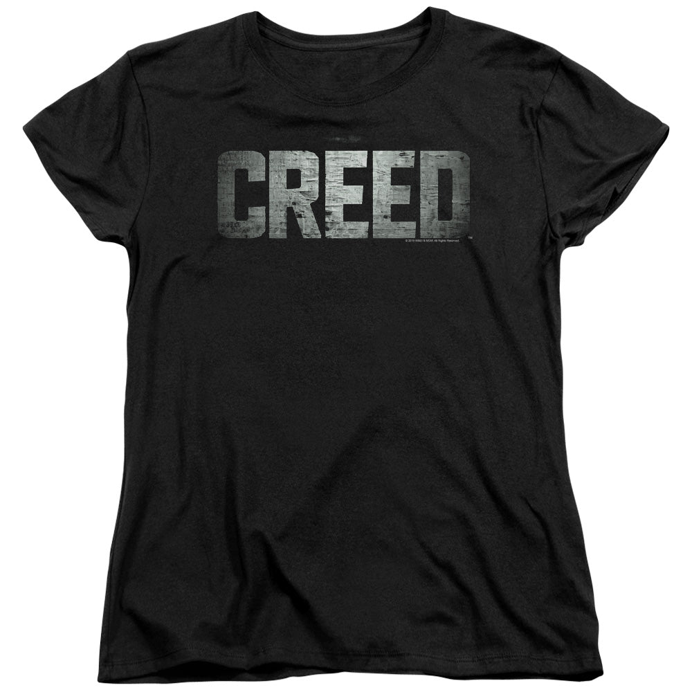 Creed Logo Womens T Shirt Black Officially Licensed