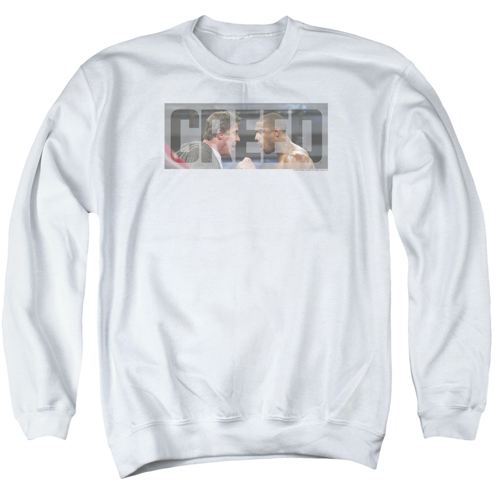 Creed Pep Talk Mens Crewneck Sweatshirt White Officially Licensed