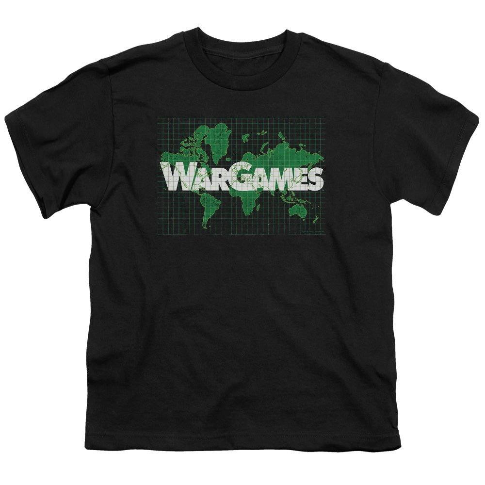 WarGames Game Board Kids Youth T Shirt Black Officially Licensed