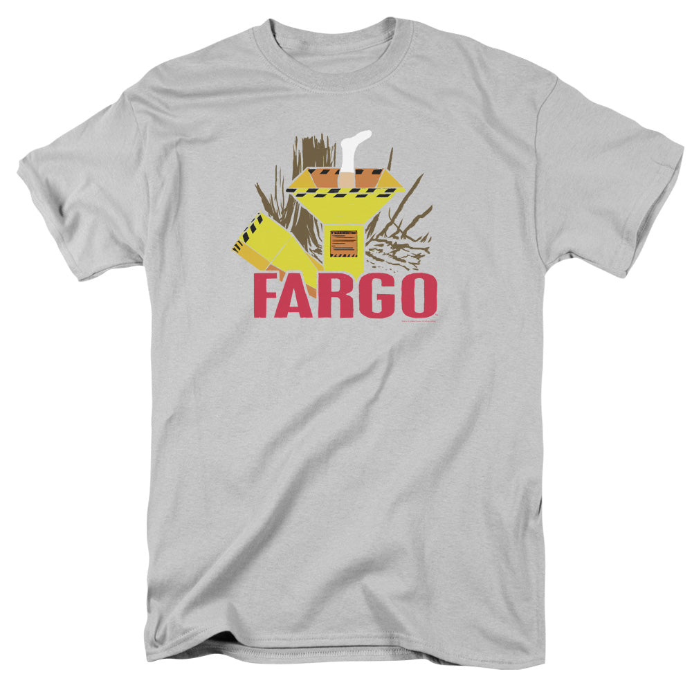Fargo Woodchipper Mens T Shirt Silver Officially Licensed