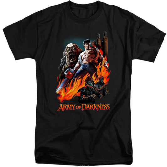 Army Of Darkness Painted Evil Mens Tall T Shirt Black Officially Licensed