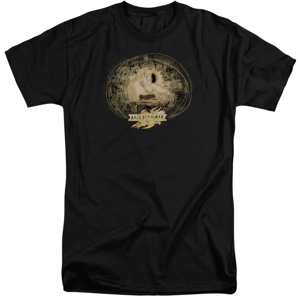 Mirrormask Sketch Mens Tall T Shirt Black Officially Licensed