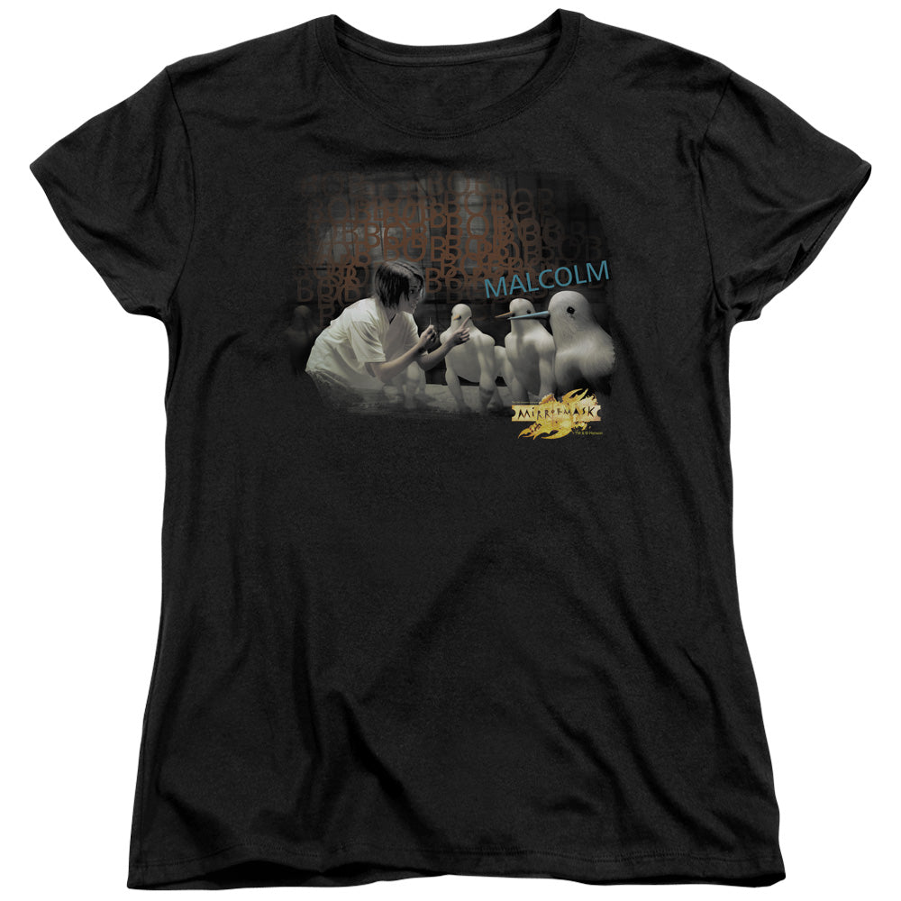Mirrormask Bob Malcolm Womens T Shirt Black Officially Licensed