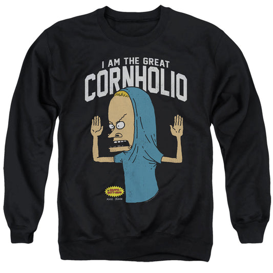 Beavis And Butthead Cornholio Mens Crewneck Sweatshirt Black Officially Licensed