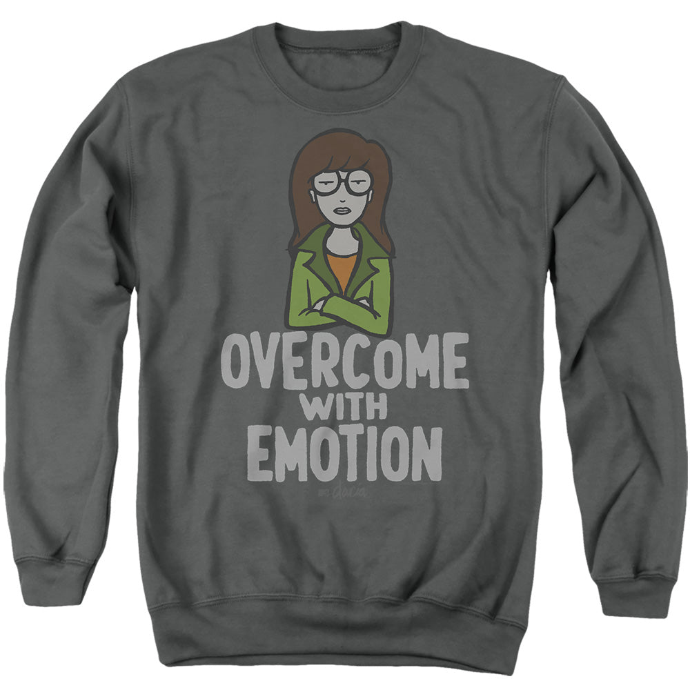 Mtv Daria Quote Mens Crewneck Sweatshirt Charcoal Officially Licensed