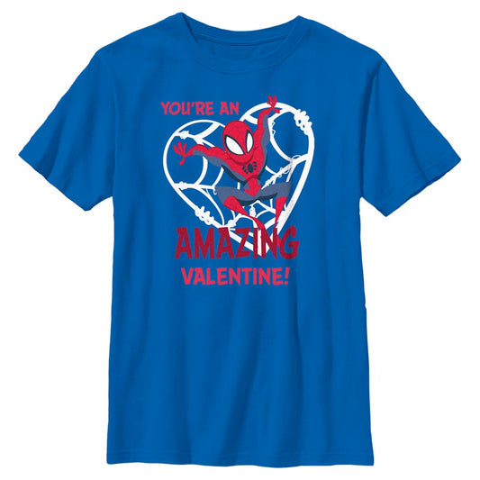Marvel Spider-Man Amazing Valentine Boys Kids T Shirt