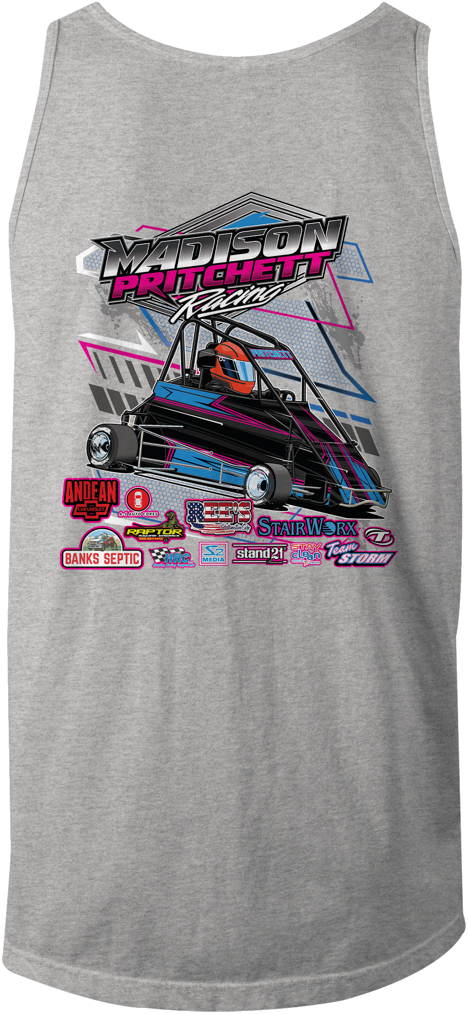 Madison Pritchett Racing 2023 Tank Tops