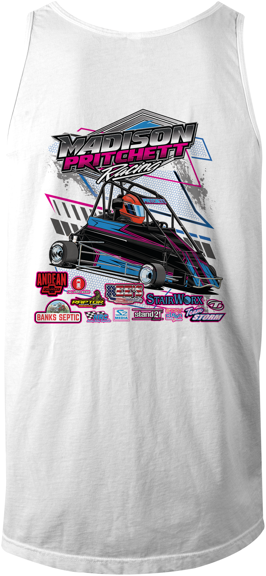 Madison Pritchett Racing 2023 Tank Tops