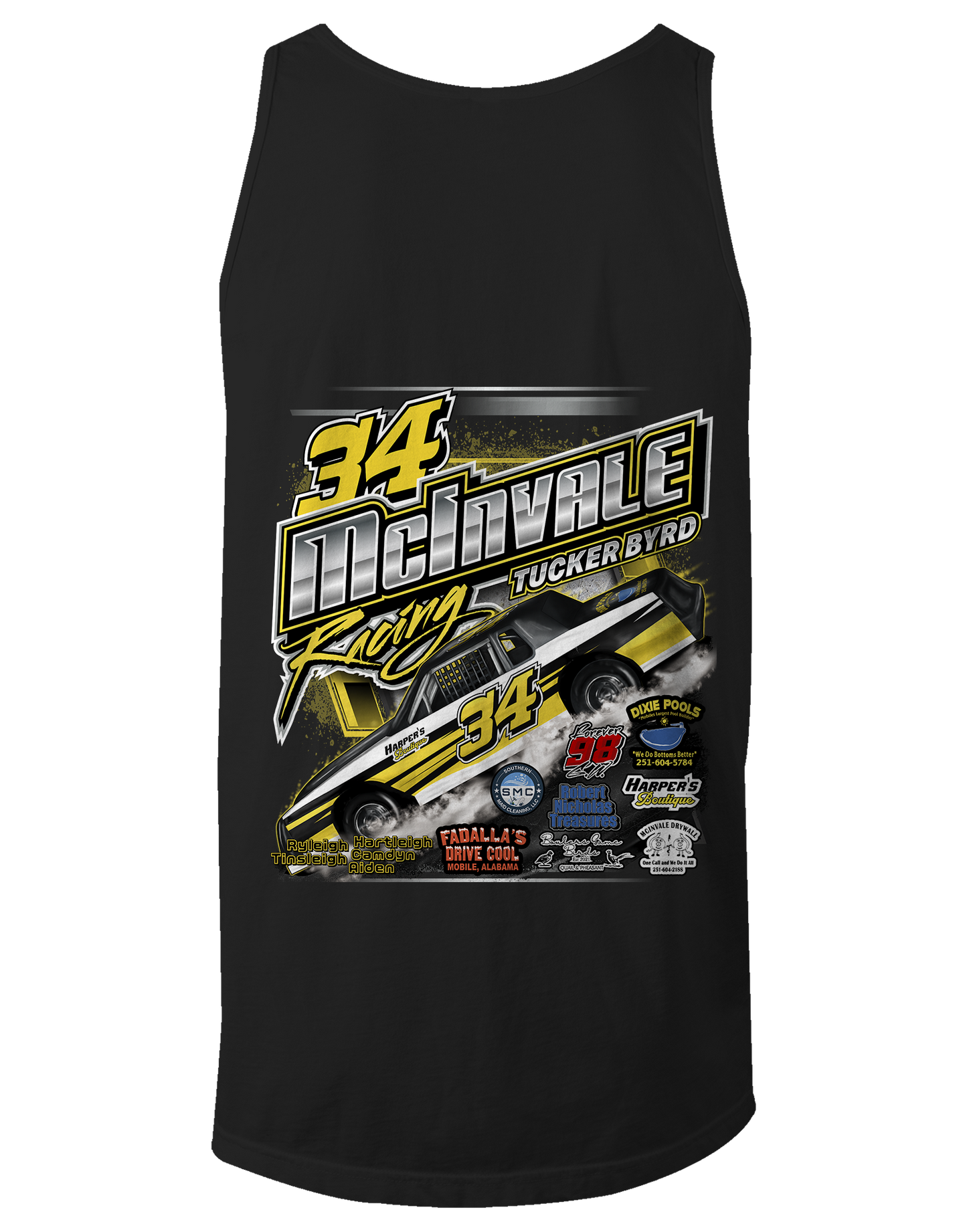 McInvale Racing Tank Tops