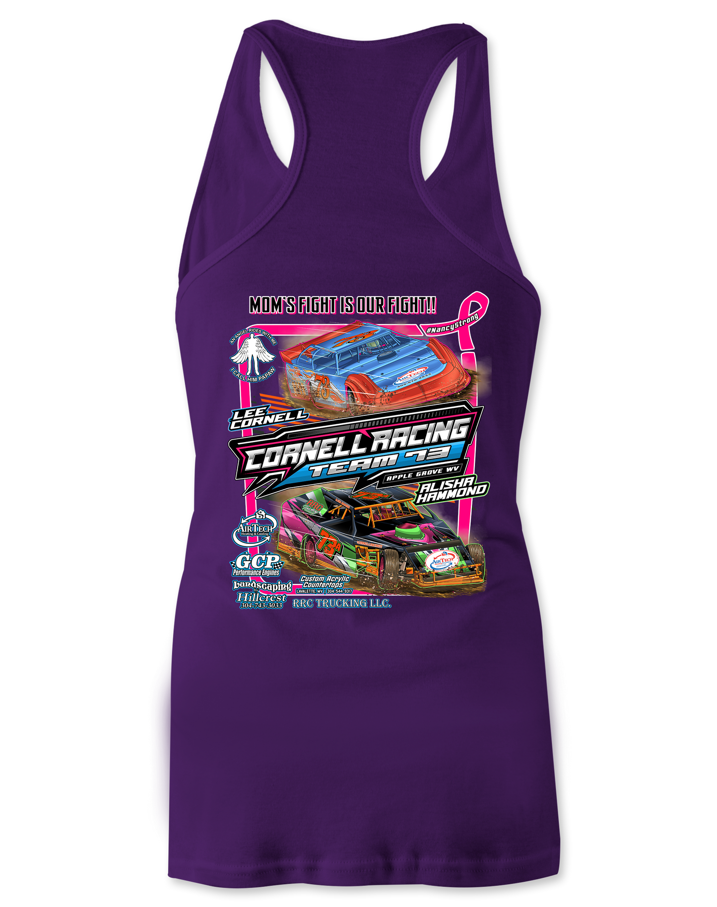 Cornell Racing Tank Tops