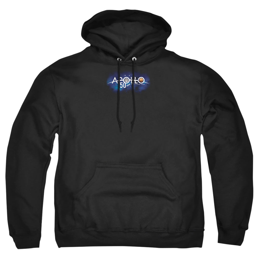 Nasa Next Giant Leap Mens Hoodie Black Officially Licensed
