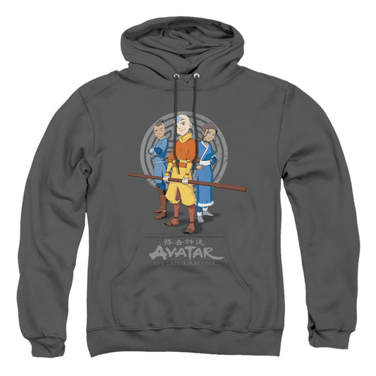 Avatar The Last Airbender Team Avatar Mens Hoodie Charcoal