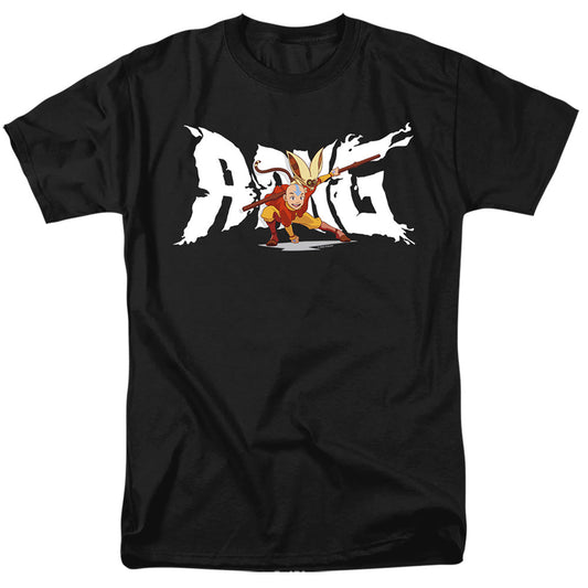 Avatar The Last Airbender Aang And Momo Mens T Shirt Black