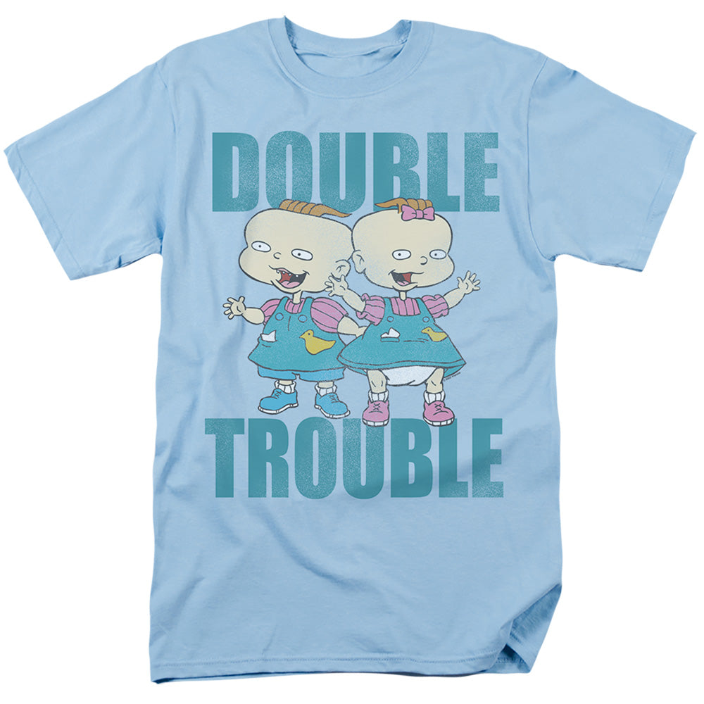 Rugrats Double Trouble Mens T Shirt Light Blue
