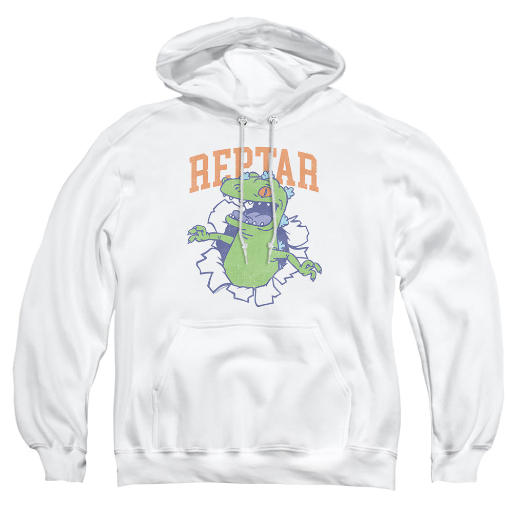 Rugrats Reptar Shirt Rip Mens Hoodie White