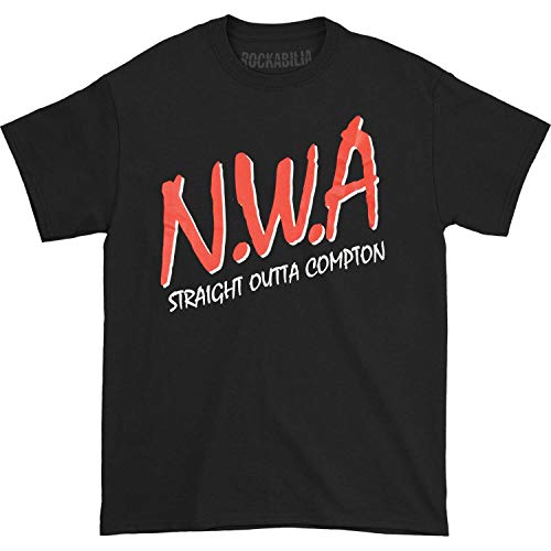 N.W.A. N.W.A. STRAIGHT OUTTA COMPTON BLACK SS TEE XL [T-Shirt] - Rock Band Apparel