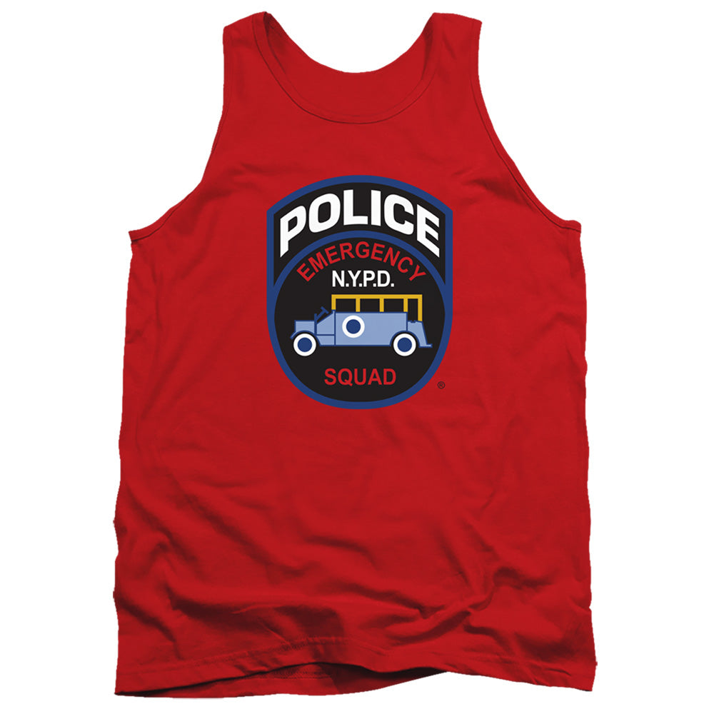 New York City Emergency Squad Mens Tank Top Shirt Red Officially Licensed
