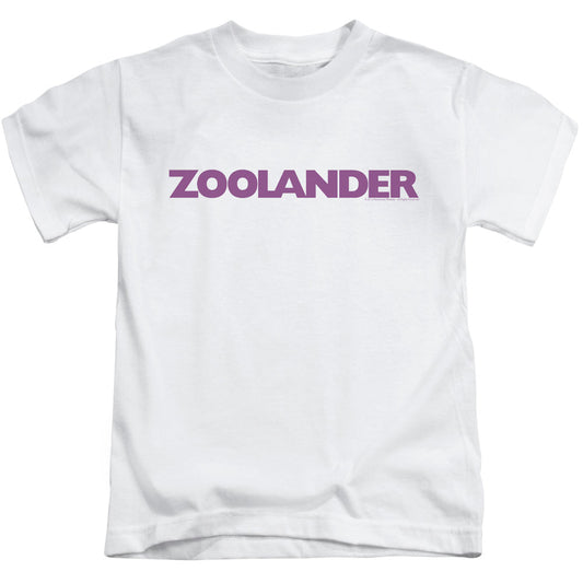 Zoolander Logo Juvenile Kids Youth T Shirt White Officially Licensed