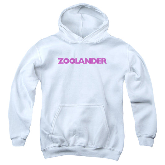 Zoolander Logo Kids Youth Hoodie White Officially Licensed